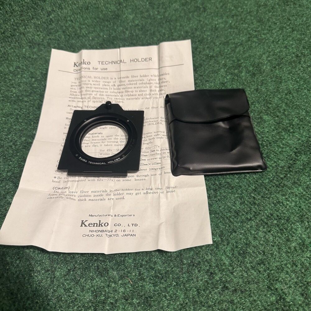 KENKO TECHNICAL FILTER HOLDER 62mm in case original box